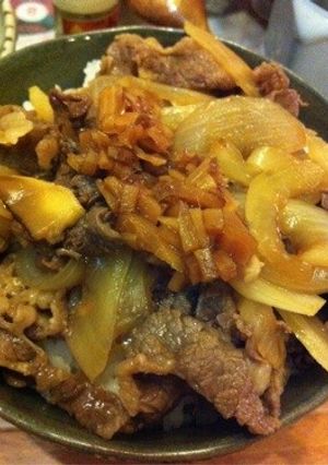 お婆ちゃんの牛丼(´Д` )味付は超簡単-レシピのメイン写真
