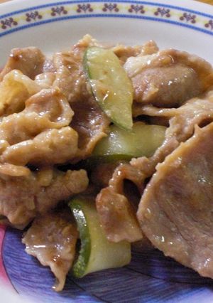 きゅうりと豚肉のさっぱり炒め-レシピのメイン写真