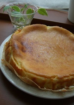 生クリーム無しベイクドチーズケーキ-レシピのメイン写真