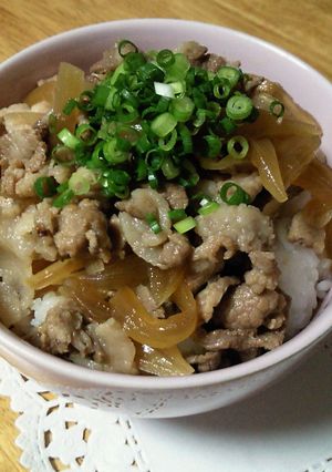 我が家のお助けメニュー♪ザ・肉丼-レシピのメイン写真