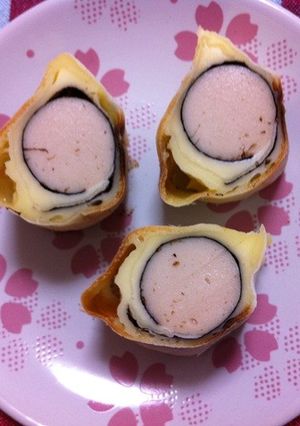 お魚ソーセージとチーズの春巻き-レシピのメイン写真