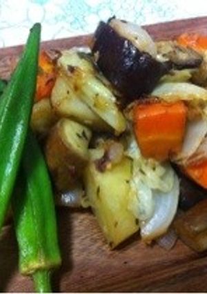 *夏野菜のスパイス炒め*-レシピのメイン写真