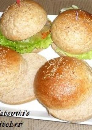 本格的❤アメリカンハンバーガーバンズ✿-レシピのメイン写真