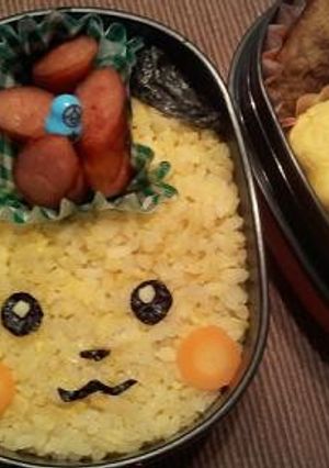 キャラ弁　ピカチュー-レシピのメイン写真