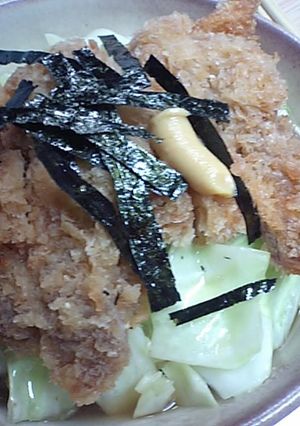 トンカツ茶づけ-レシピのメイン写真