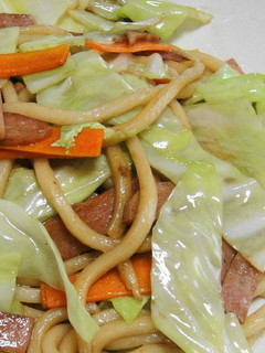 一味違うパリ感のある焼きうどん-レシピのメイン写真