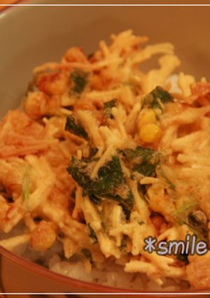 コーンと三つ葉のそうめんかきあげ-レシピのメイン写真