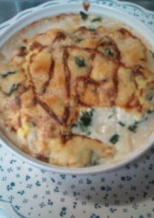 ワカメ入りグラタン-レシピのメイン写真