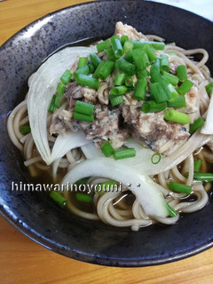 サバ缶で簡単お蕎麦**冷でも温でも♪濃旨-レシピのメイン写真
