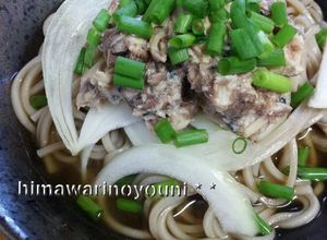 サバ缶で簡単お蕎麦**冷でも温でも♪濃旨-レシピのメイン写真