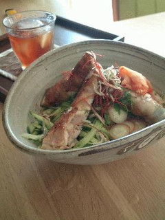 茄子豚バラ入りぶっかけ素麺-レシピのメイン写真