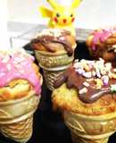 アイスクリームコーン♪カップケーキ