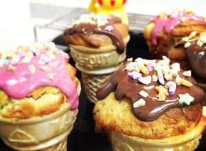 アイスクリームコーン♪カップケーキ-レシピのメイン写真