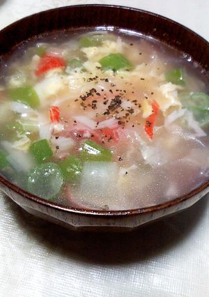 残り物中華スープ！！-レシピのメイン写真