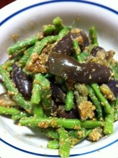 なすといんげんの胡麻和え-レシピのメイン写真