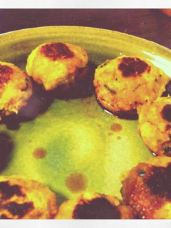 しいたけのカボチャ詰め焼き-レシピのメイン写真