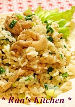✽豚こま肉でねぎチャーハン✽-レシピのメイン写真