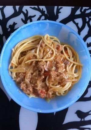 ツナとトマトの簡単パスタ-レシピのメイン写真