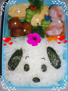 超~簡単 ✿スヌーピーキャラ弁✿-レシピのメイン写真