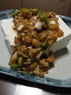 冷奴！薬味納豆(ごま風味)かけ-レシピのメイン写真