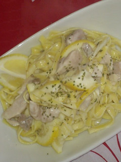 鶏肉とレモンのクリームソースパスタ☆-レシピのメイン写真