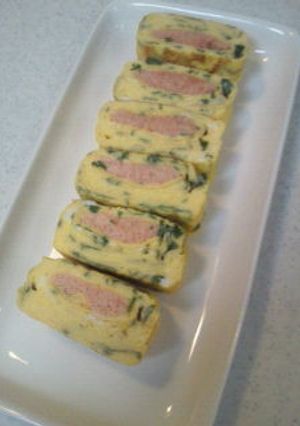 居酒屋の味☆明太子と大葉の玉子焼-レシピのメイン写真