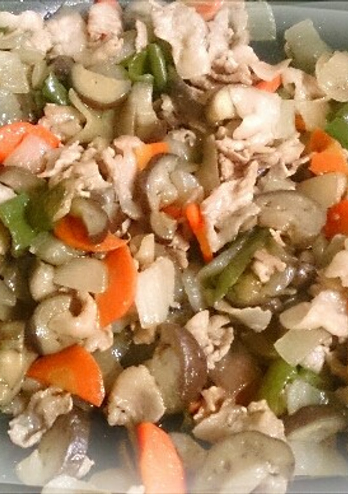 油も不使用！調味料２つだけの簡単野菜炒め-レシピのメイン写真