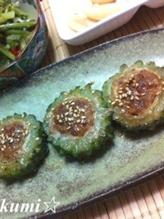 肉詰めゴーヤ-レシピのメイン写真