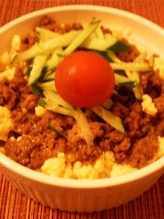 ☆ガッツリ簡単!肉そぼろちらし寿司~☆-レシピのメイン写真