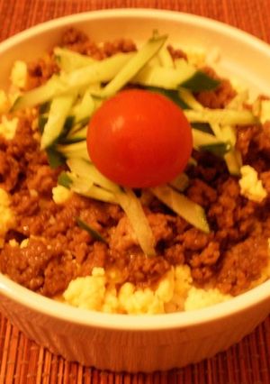 ☆ガッツリ簡単！肉そぼろちらし寿司～☆-レシピのメイン写真