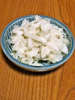 タマネギ☆わさび酒粕和え-レシピのメイン写真