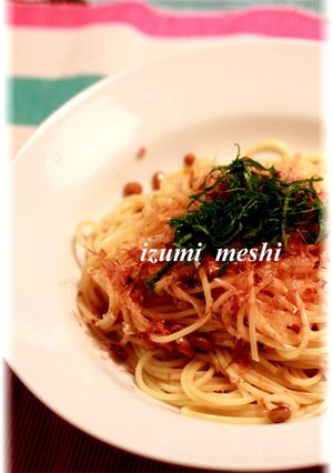さっぱりネバネバスパゲッティー-レシピのメイン写真