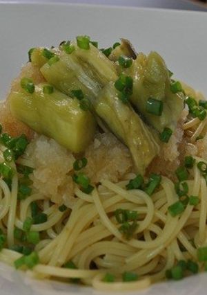 ナスのさっぱりおろしパスタ-レシピのメイン写真