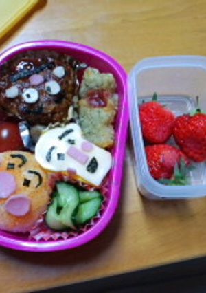 キャラ弁☆定番アンパンマン-レシピのメイン写真