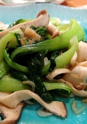 超簡単♪青梗菜とエリンギのさっと炒め-レシピのメイン写真