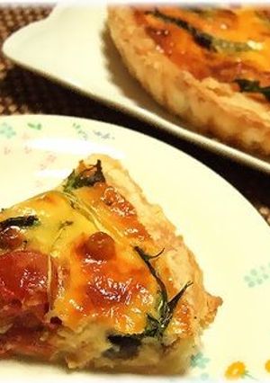 エビとキノコと野菜の簡単キッシュ-レシピのメイン写真