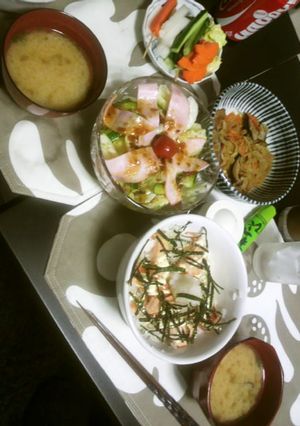 ☆なんちゃってサーモン炙り丼☆-レシピのメイン写真