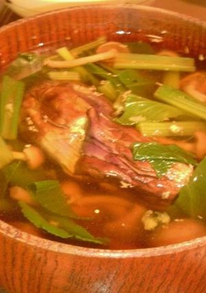 夏に！丸ごとなすとなめこの冷静おすまし-レシピのメイン写真