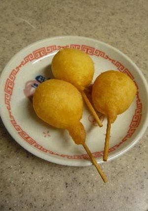 チーズ入り　ミニアメリカンドッグ-レシピのメイン写真