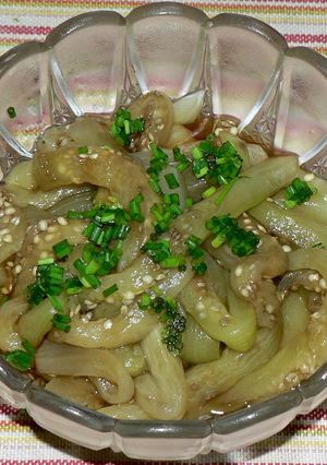 ナスのうどんのようなお浸し-レシピのメイン写真