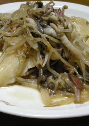 あぶらがれいと野菜の蒸し物-レシピのメイン写真