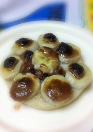 簡単☆焼きチョコバナナはちみつトースト-レシピのメイン写真