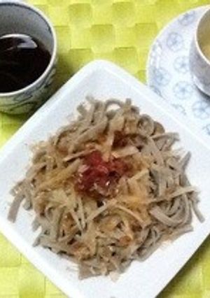 新生姜の新メニュー身体温め、美味しいそば-レシピのメイン写真