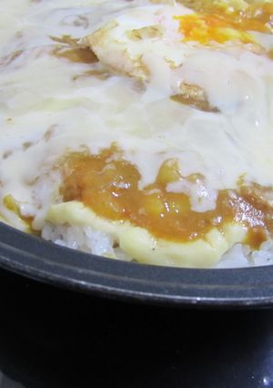 残りカレーで☆タジン鍋☆焼きカレードリア-レシピのメイン写真