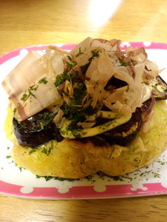 お好み焼きナスのせ-レシピのメイン写真