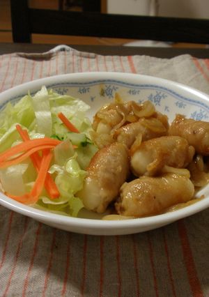 チーズ&チーズトッポギの豚肉巻き-レシピのメイン写真