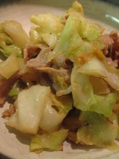 キャベツと豚肉の味噌炒め-レシピのメイン写真