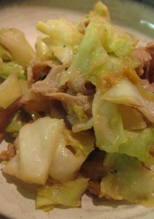キャベツと豚肉の味噌炒め-レシピのメイン写真