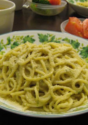 混ぜるだけ！クリーミージェノベーゼパスタ-レシピのメイン写真