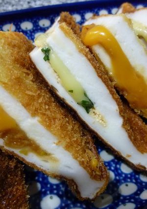 とろ～りチーズinはんぺんのパン粉焼き-レシピのメイン写真